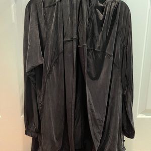 Lululemon crushed velvet long jacket